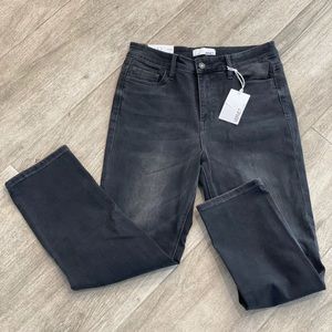 Redbone - High Rise Stretch Ankle Straight Jeans. Never been worn. With tags.